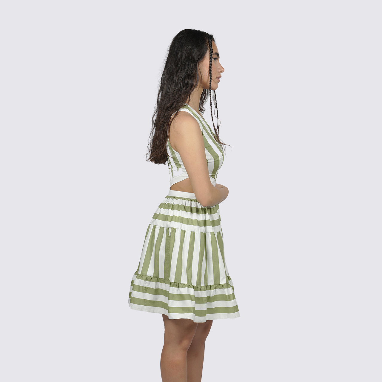 Midi Dress With Cutout Detail