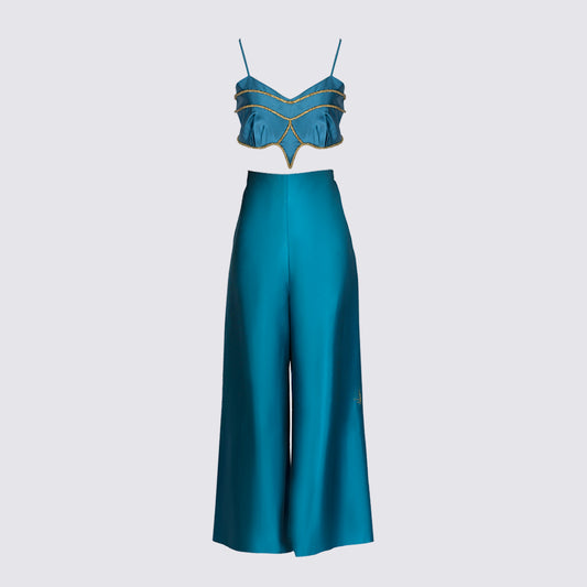 Marquise Bralette and Wide Leg Pants