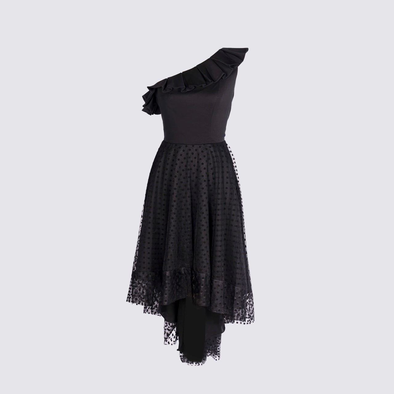 Muse - Black Ruffle Dress