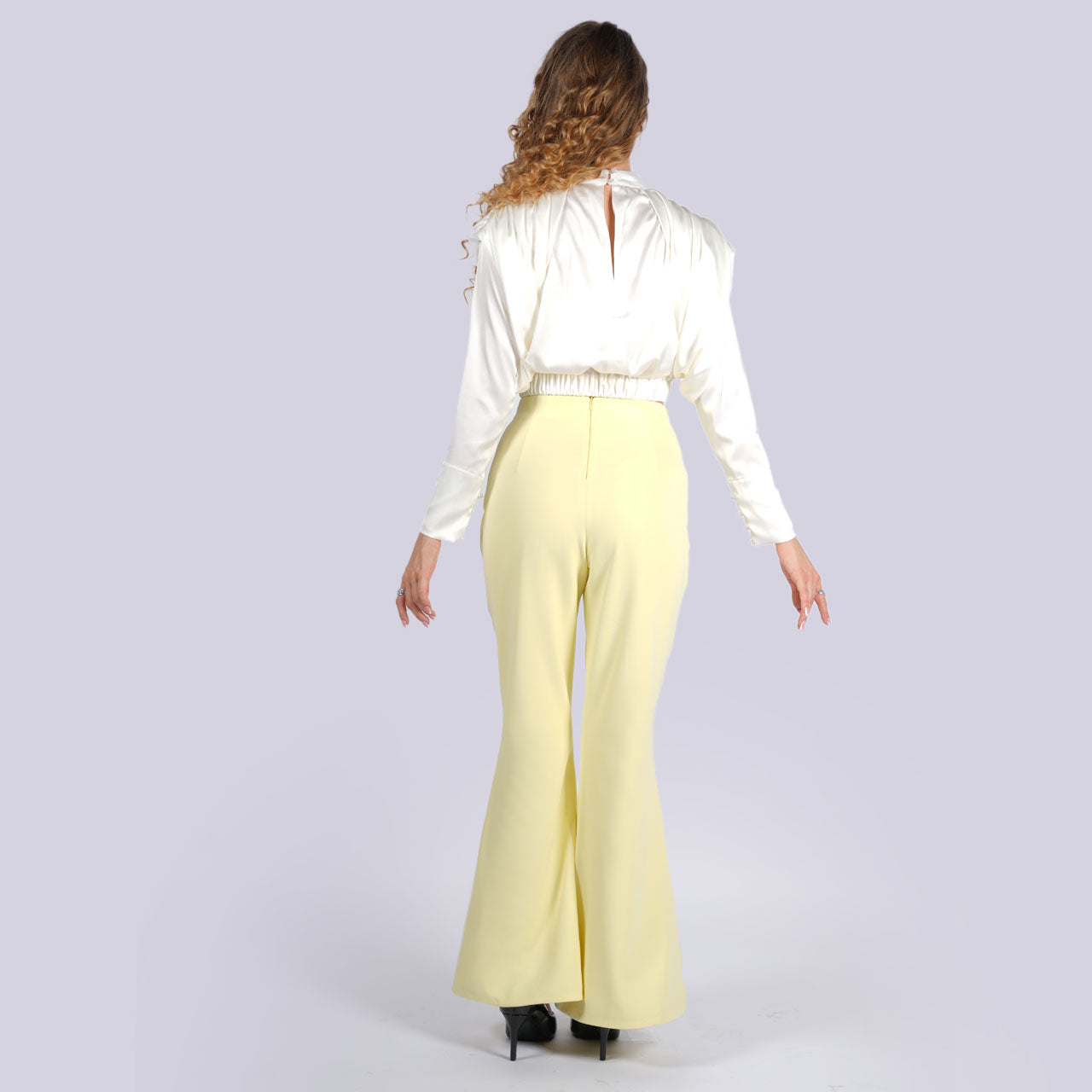 Iris - Front Split Flared Pants - Niva Fashion House