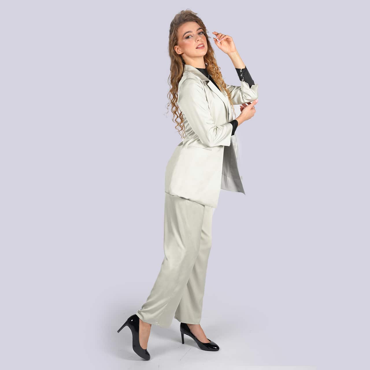 Daisies Blazer - Loose Fitted Short Sleeve Blazer - NIVA Fashion House