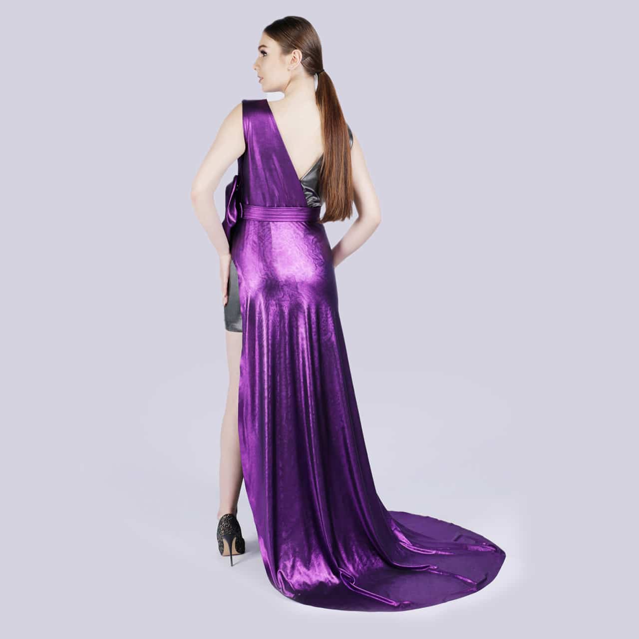 Spell - Pleated Tail Gown - NIVA Fashion House