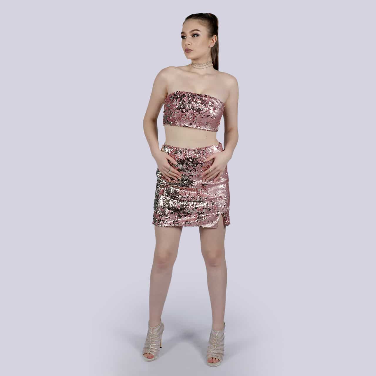 WOW - High Waisted Mini Skirt - NIVA Fashion House
