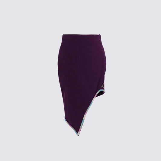 Poppies - Asymmetric Hem Skirt