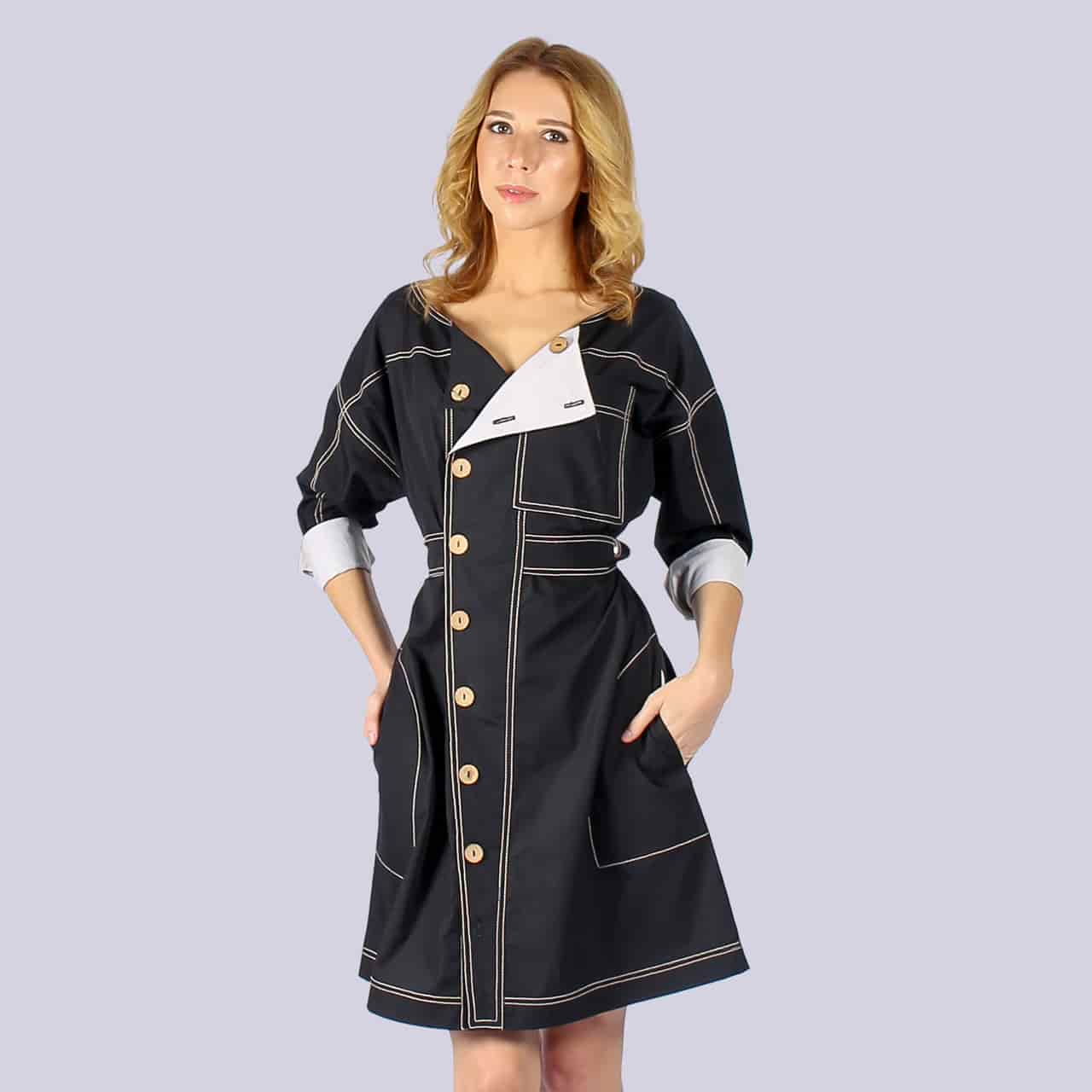 Berlin - Short Jacket Style Dress - NIVA Fashion House