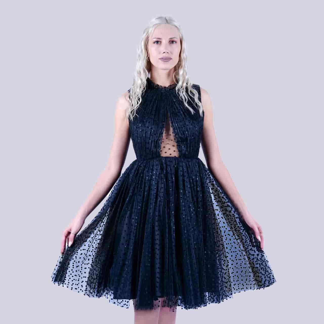 Glorious - Black Mini Dress - NIVA Fashion House