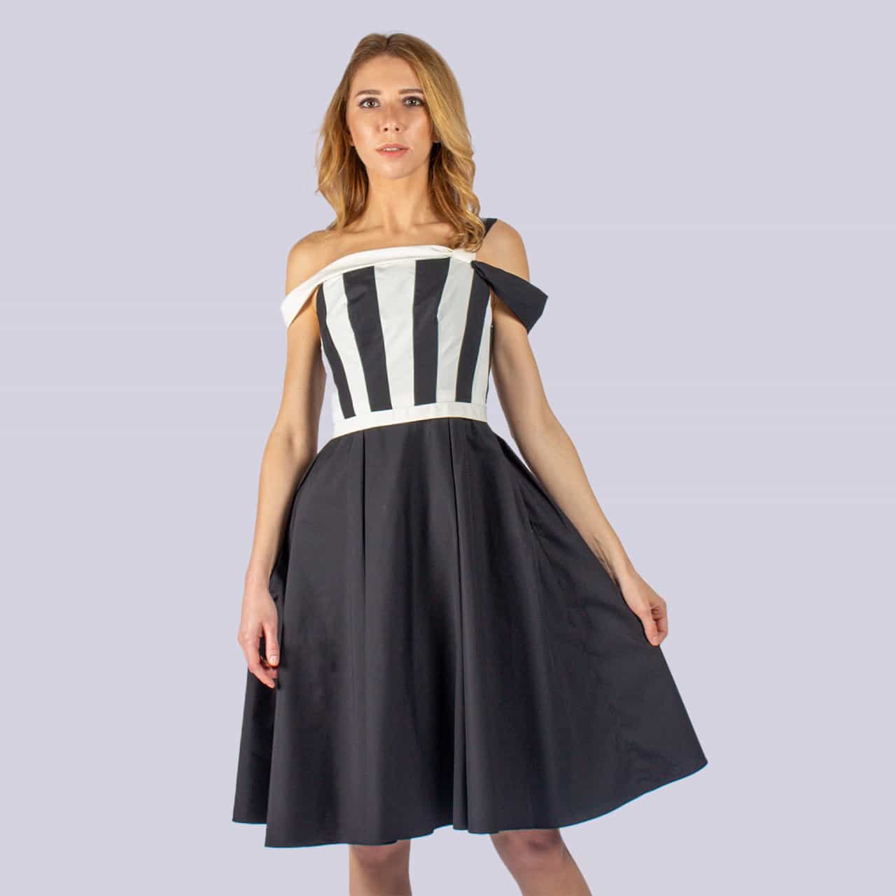 Mimi - Sleeveless Cotton Midi Dress - NIVA Fashion House
