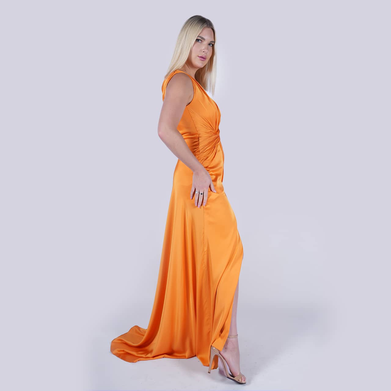 Bliss - Long Satin Gown - NIVA Fashion House