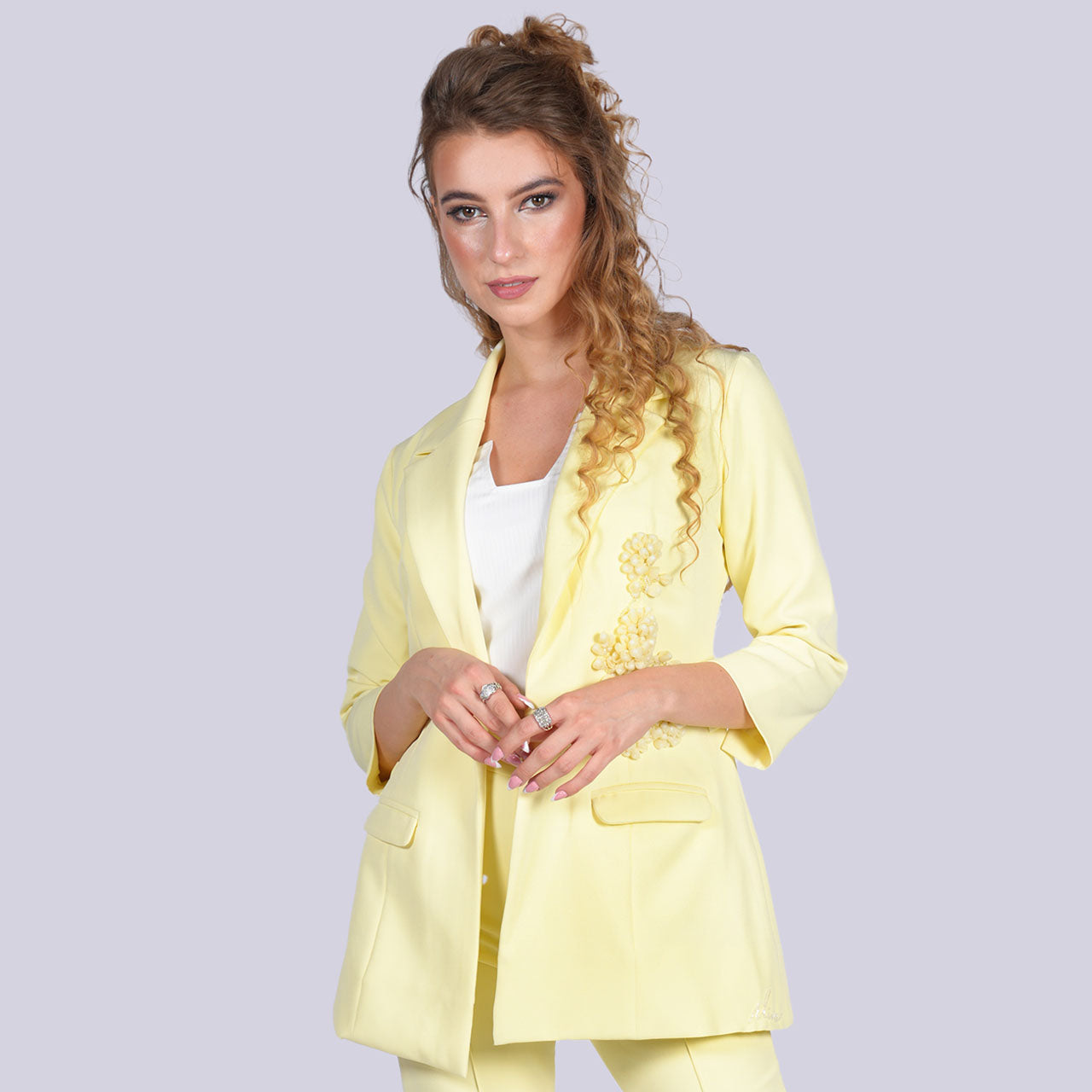 Marigold - Loose Fit Short Sleeve Blazer - NIVA Fashion House