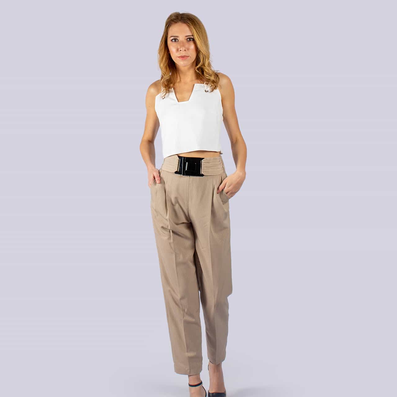 Amazon.com: Uillui Dress Pants for Women Business Casual High Waist Work  Office Pants Slim Fit Tummy Control Cropped Pants Solid Slacks : Clothing,  Shoes & Jewelry